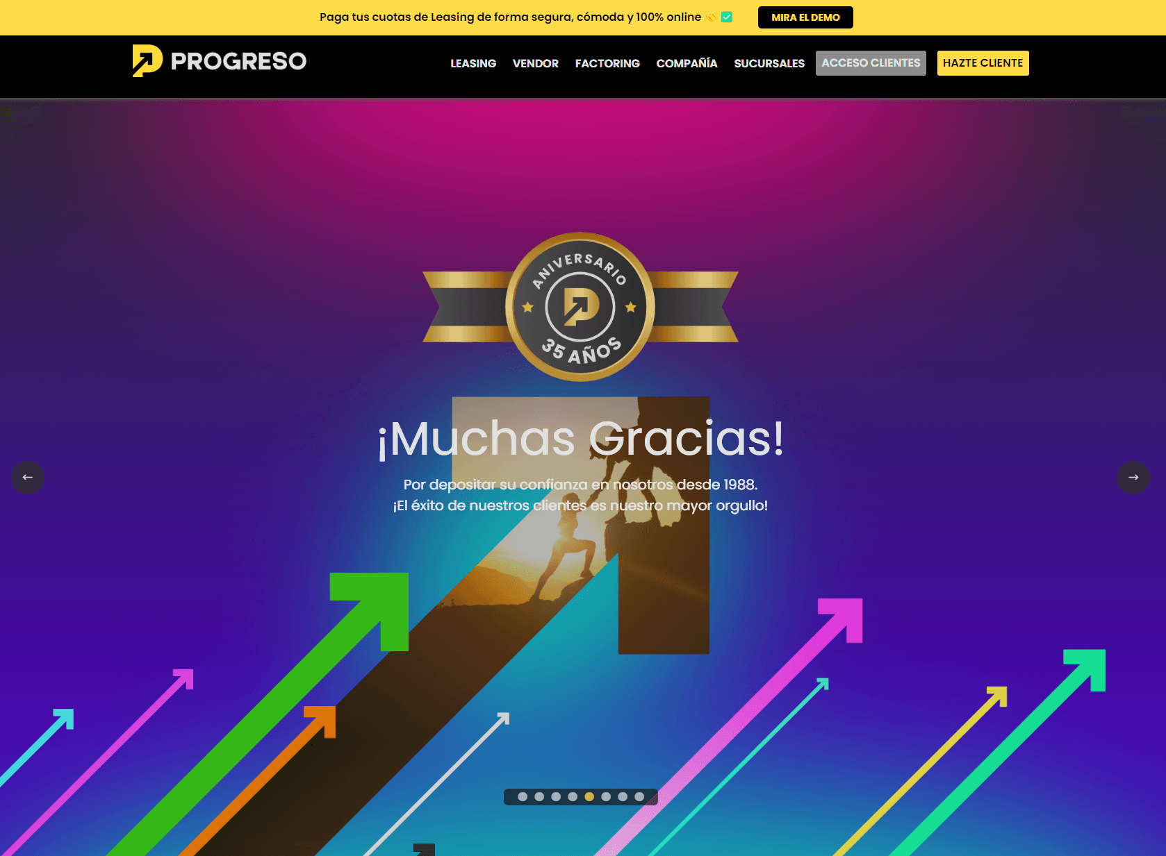 Financial Platform - Progreso.cl project preview